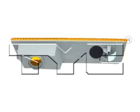 TYC Genera CAPA Certified Side Marker Light Dodge Challenger Front Right 2008-2014