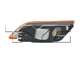 TYC Genera CAPA Certified Side Marker Light  Mercedes-Benz Front Right