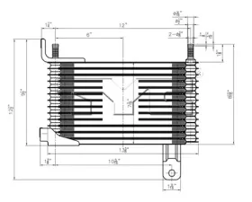 TYC Genera Automatic Transmission Oil Cooler Ford E-350 2008-2014