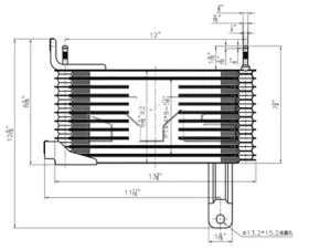 TYC Genera Automatic Transmission Oil Cooler Ford 2008-2014 4.6L V8