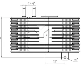 TYC Genera Automatic Transmission Oil Cooler Mitsubishi