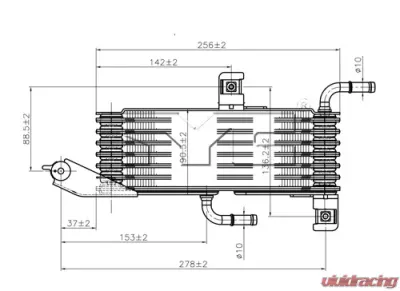 TYC Genera Automatic Transmission Oil Cooler - 19019