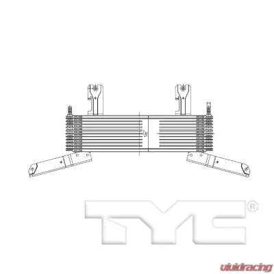 TYC Genera Automatic Transmission Oil Cooler Ford 2005-2007 5.4L V8 - 19065
