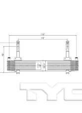 TYC Genera Automatic Transmission Oil Cooler Auxiliary                                     - 19067 - Image 2