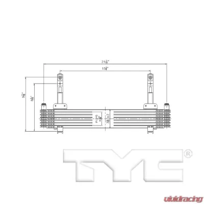 TYC Genera Automatic Transmission Oil Cooler Auxiliary - 19067