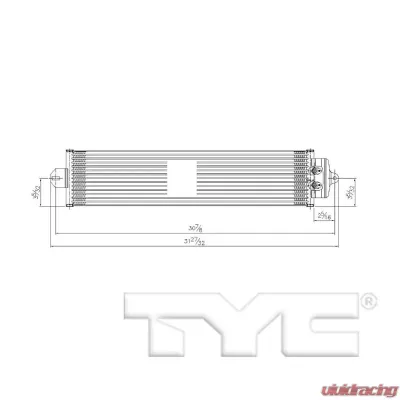 TYC Genera Automatic Transmission Oil Cooler Audi Auxiliary - 19071