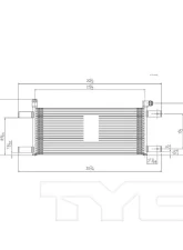 TYC Genera Automatic Transmission Oil Cooler Ram 6.7L 6-Cyl                                     - 19075 - Image 3