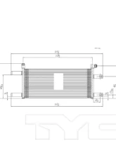 TYC Genera Automatic Transmission Oil Cooler Ram 2014-2018                                     - 19076 - Image 2