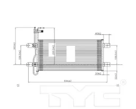 TYC Genera Automatic Transmission Oil Cooler Nissan Armada 2005-2015