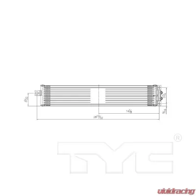 TYC Genera Automatic Transmission Oil Cooler Dodge Journey 2011-2020 - 19081