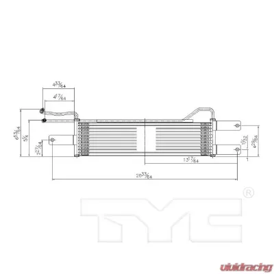 TYC Genera Automatic Transmission Oil Cooler Dodge - 19089