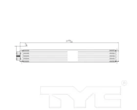 TYC Genera Automatic Transmission Oil Cooler Mercedes-Benz