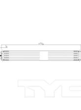 TYC Genera Automatic Transmission Oil Cooler Mercedes-Benz                                     - 19091 - Image 2