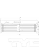 TYC Genera Automatic Transmission Oil Cooler Dodge Durango 2015-2020                                     - 19128 - Image 2