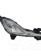 TYC Genera CAPA Certified Fog Light Assembly Hyundai Elantra Right 2013-2017                                     - 19-6027-00-9 - Image 2