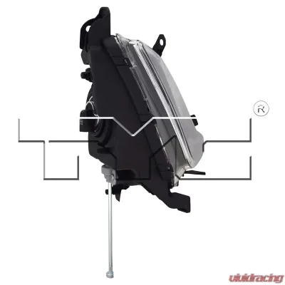 TYC Genera CAPA Certified Fog Light Assembly Hyundai Elantra Right 2014-2016 - 19-6107-00-9