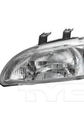 TYC Genera Headlight Assembly Honda Civic Left 1992-1995                                     - 20-1691-00 - Image 5
