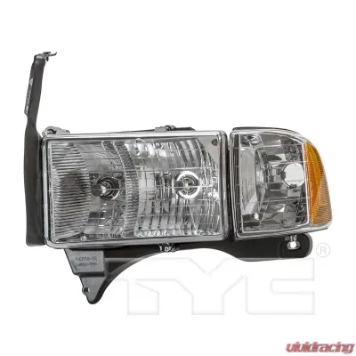 TYC Genera Headlight Assembly Dodge Left 1999-2002 - 20-6070-00