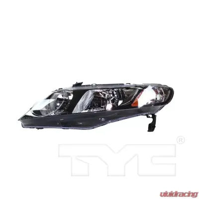 TYC Genera Headlight Assembly Honda Civic Left 2006-2011 - 20-6734-91-9