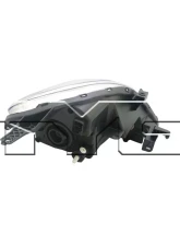 TYC Genera CAPA Certified Headlight Assembly Nissan Versa Left 2012-2014                                     - 20-9220-00-9 - Image 2