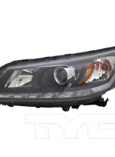 TYC Genera CAPA Certified Headlight Assembly Honda Accord Left 2013-2015 3.5L V6                                     - 20-9358-90-9 - Image 4