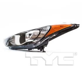 TYC Genera CAPA Certified Headlight Assembly Hyundai Elantra Left 2013-2017