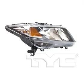 TYC Genera CAPA Certified Headlight Assembly Honda Civic Right 2013-2015