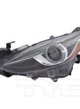 TYC Genera CAPA Certified Headlight Assembly Mazda Mazda 3 Left 2014-2018                                     - 20-9538-01-9 - Image 4