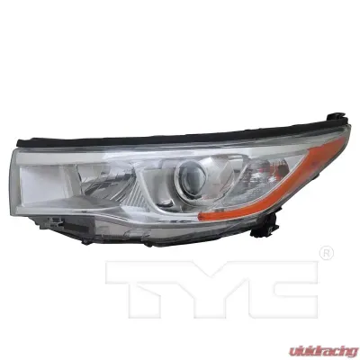 TYC Genera CAPA Certified Headlight Assembly Toyota Highlander Left 2014-2016 - 20-9544-00-9