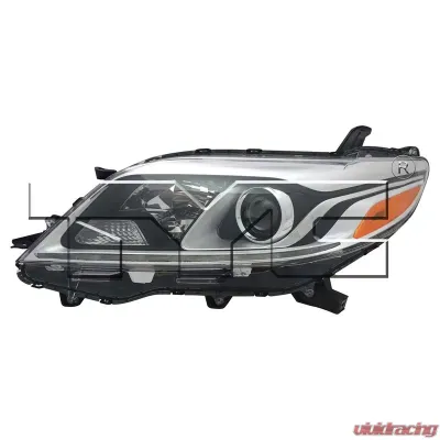 TYC Genera CAPA Certified Headlight Assembly Toyota Sienna Left 2015-2020 - 20-9628-00-9