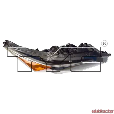 TYC Genera CAPA Certified Headlight Assembly Honda Civic Right 2014-2015 - 20-9649-00-9