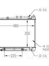 TYC Genera Radiator Assembly                                     - 2305 - Image 3