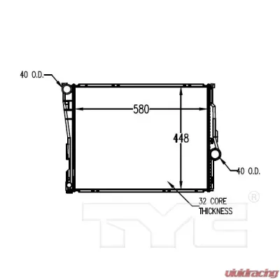 TYC Genera Radiator Assembly BMW - 2636