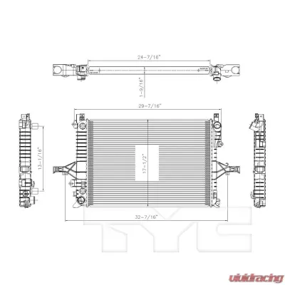 TYC Genera Radiator Assembly Volvo - 2805