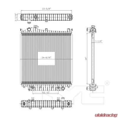 TYC Genera Radiator Assembly - 2816