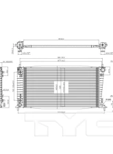 TYC Genera Radiator Assembly                                     - 2819 - Image 3