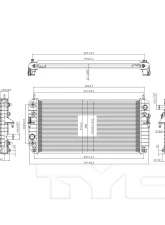 TYC Genera Radiator Assembly                                     - 2853 - Image 3