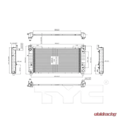 TYC Genera Radiator Assembly - 2946