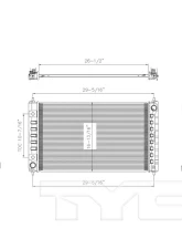 TYC Genera Radiator Assembly Nissan                                     - 2988 - Image 3