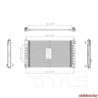 TYC Genera Radiator Assembly Nissan - 2988