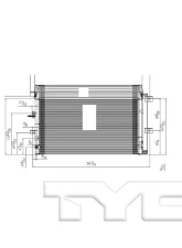 TYC Genera A/C Condenser                                     - 30005 - Image 3