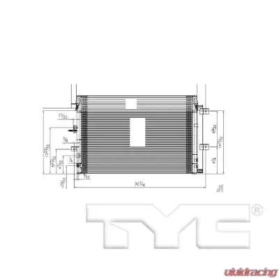 TYC Genera A/C Condenser - 30005