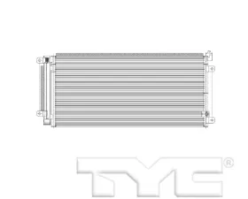 TYC Genera A/C Condenser Honda Civic 2016-2020