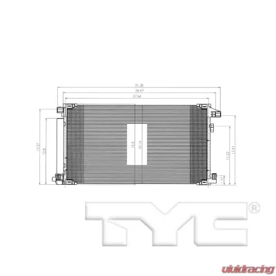 TYC Genera AC Condenser Toyota - 30029