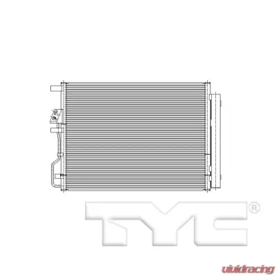 TYC Genera A/C Condenser Hyundai Tucson 2016-2018 1.6L 4-Cyl - 30035
