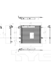 TYC Genera A/C Condenser Mercedes-Benz                                     - 3478 - Image 3