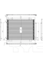 TYC Genera A/C Condenser Lexus                                     - 3585 - Image 3