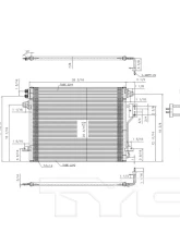 TYC Genera A/C Condenser                                     - 3682 - Image 3