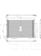 TYC Genera A/C Condenser                                     - 3686 - Image 3