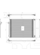 TYC Genera A/C Condenser BMW                                     - 3738 - Image 2